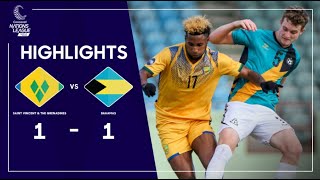 Concacaf Nations League 2023 St. Vincent & the Grenadines v Bahamas | Highlights