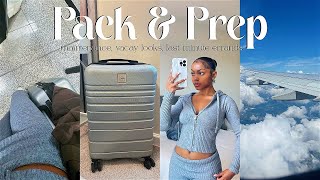 PACK \u0026 PREP WITH ME FOR VACATION! | girl maintenance, pack with me, outfits first look, and errands!