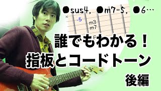 【コード理論】指板上でコードの構成音を把握する・後編