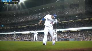 류현진이 슬라이딩을... Dodgers Ryu's Sliding Run