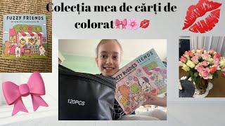 💋🌸Colecția de cărți de colorat + Markere!🎀🪷#surorile #preppy #cool #unboxing #haul #coloring #book