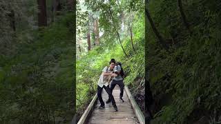 POV: ketemu teman pendaki yang sefrekuensi wkwkwk😂 Hiking, eh malah joget😱⁉️ #leonardoedwin