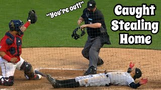 MLB | Caught Trying To Steal Home