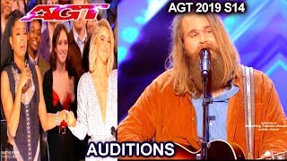 Chris Kläfford singer from Sweden “Imagine” EMOTIONAL  | America's Got Talent 2019 Audition