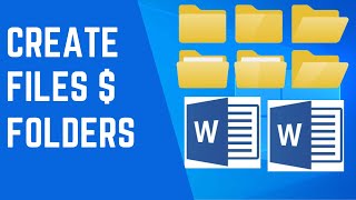 Beginner Tutorial: How To Create Files And Folders On Windows PC