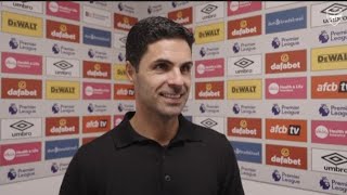 Mikel Arteta Post Match Interview | Bournemouth 0-4 Arsenal