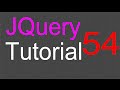 jQuery Tutorial for Beginners - 54 - Select menu