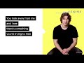 Dean Lewis- “BE ALRIGHT” No autotune. No music.