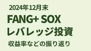 FANG+, SOX, レバレッジ投資振り返り（2024年12月末）