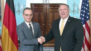 Secretary Pompeo Meets with German Foreign Minister Heiko Maas