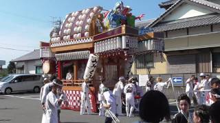 平成28年度静岡県吉田町住吉神社祭典初日上組～静銀出発～