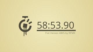 speedrun x Flat Heroes | THE SUB-1: All Worlds (Solo) 58m 53s 900ms