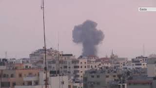 Palestinian militants fire hundreds of missiles at Israel after Gaza air strikes