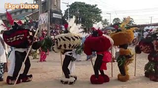 Ekpe Masquerade Procession In Calabar