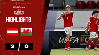 Austria vs Wales | U17 EURO Finals Bitesize Highlights | May 23, 2024