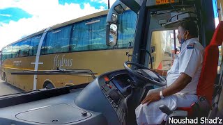 AGGRESSIVE AND EXTREMELY SKILLED KSRTC BUS DRIVER CHASING KSRTC FLY BUS 😯 #volvob11r #ksrtc #airavat