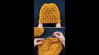 Easy crochet beanie style hat! Tutorial for beginners! Miarti🧶