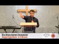 kgc gym sunday service 5th january 2025 rev.vijay aaron elangovan the promise