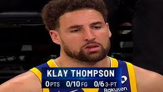 Don't forget  Klay went 0-10 in a Play-In Game
