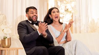 Family Surprises the Bride & Groom With Amazing Dance Performance at Indian Wedding Reception - 4K