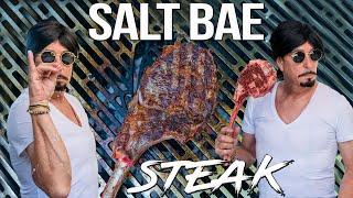 SALT BAE Secret Steak Recipe | SAM THE COOKING GUY 4K