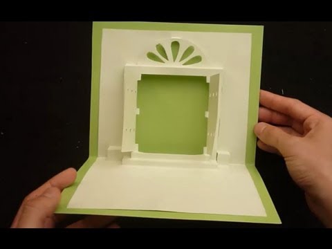 Heaven's Door Pop Up Card Tutorial, Origamic Architecture Heaven's Door Pop Up Card Tutorial, Origamic Architecture