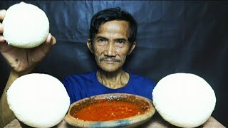 MUKBANG KENTOS KELAPA 😋 SAMBAL TERASI  rasanya segar dan manis