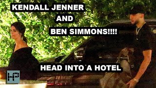 Kendall Jenner and Ben Simmons TOGETHER!!! Arriving to the Waldorf Astoria Hotel
