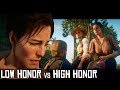 Low Honor vs High Honor - Arthur Says Goodbye To Abigail & Sadie - Red Dead Redemption 2