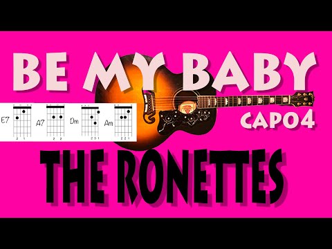 Be My Baby The Ronettes Guitar Chords - YouTube