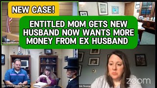 Entitled Mom Gets New Husband Now Wants More Money From Ex Husband at custody court hearing