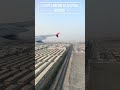 flight landing at sharjah international airport 4k