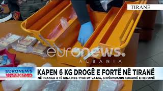 Kapen 6 kg drogë e fortë në Tiranë, në pranga 4 të rinj mes tyre dy vajza