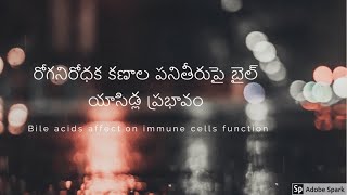 రోగనిరోధక కణాల పనితీరుపై బైల్ యాసిడ్ల ప్రభావం । #dotsci #sciencenews #telugu #scicomm