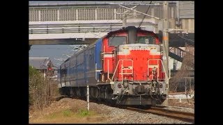 DD51牽引24系寝台車天理臨　桜井線櫟本