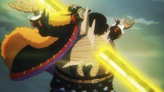 Trafalgar Law uses Shock Wille on Blackbeard (English Sub)