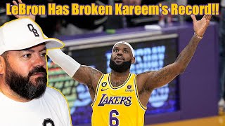 LeBron James Breaks Kareem’s All-Time Scoring Record REACTION | OFFICE BLOKES REACT!!
