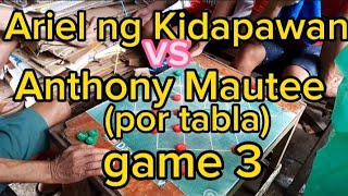 Ariel ng Kidapawan vs Anthony Mautee  game 3