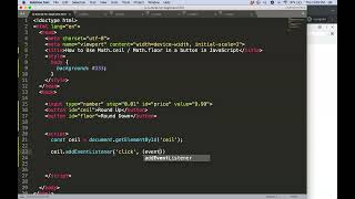 How to use Math Ceil Math Floor in a Button in JavaScript