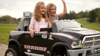 Kid Trax: Pink Ram 3500 Dually Ride-on Toy Car (Longhorn Edition)