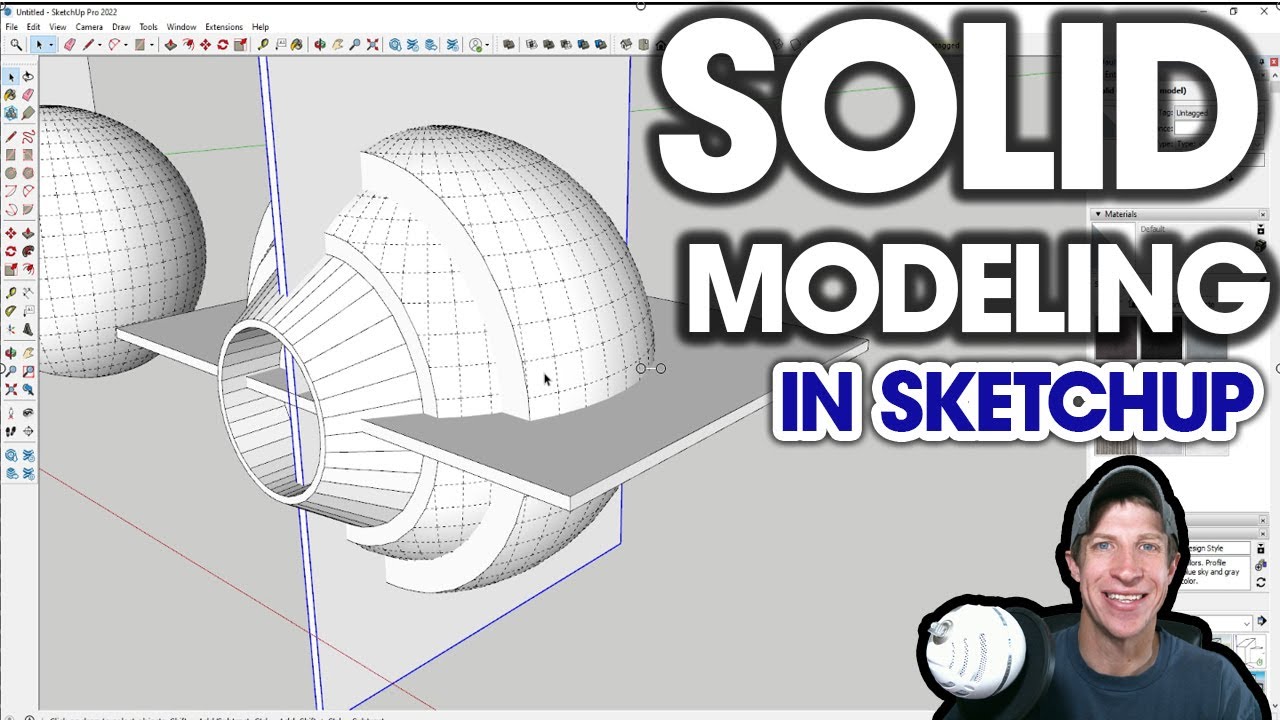 Creating Advanced Shapes With Solid Tools In Sketchup Boolean