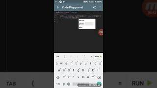 01. Java Tutorial on Android Phone, Hello World program on Solo Learn Code Playground