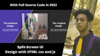 Split Screen UI Design with HTML css and js in 2022 + full source code by jishaansinghal