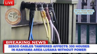 Zesco Cables Tampered 300 Houses Kanyama Area Affected Without Power #News @Davi-tech-media