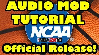 NCAA Audio Mod Tutorial - OFFICIAL RELEASE!