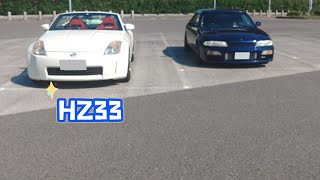 【サーキット】#瀬戸内海サーキット　友達のZ33拝借　マイカータービンブローの日　2023年4月23日#ドリフト