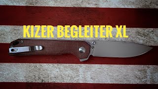 A LARGE, FULL SIZE button lock by Kizer…..the BEGLEITER XL.