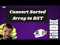 Leetcode Challenge: Converting Sorted Array to BST! 🌳🔀✨