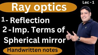 Ray optics | Reflection of light | spherical mirror | by Manish shukla