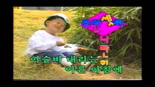 우산 셋이 나란히 유치원 동요